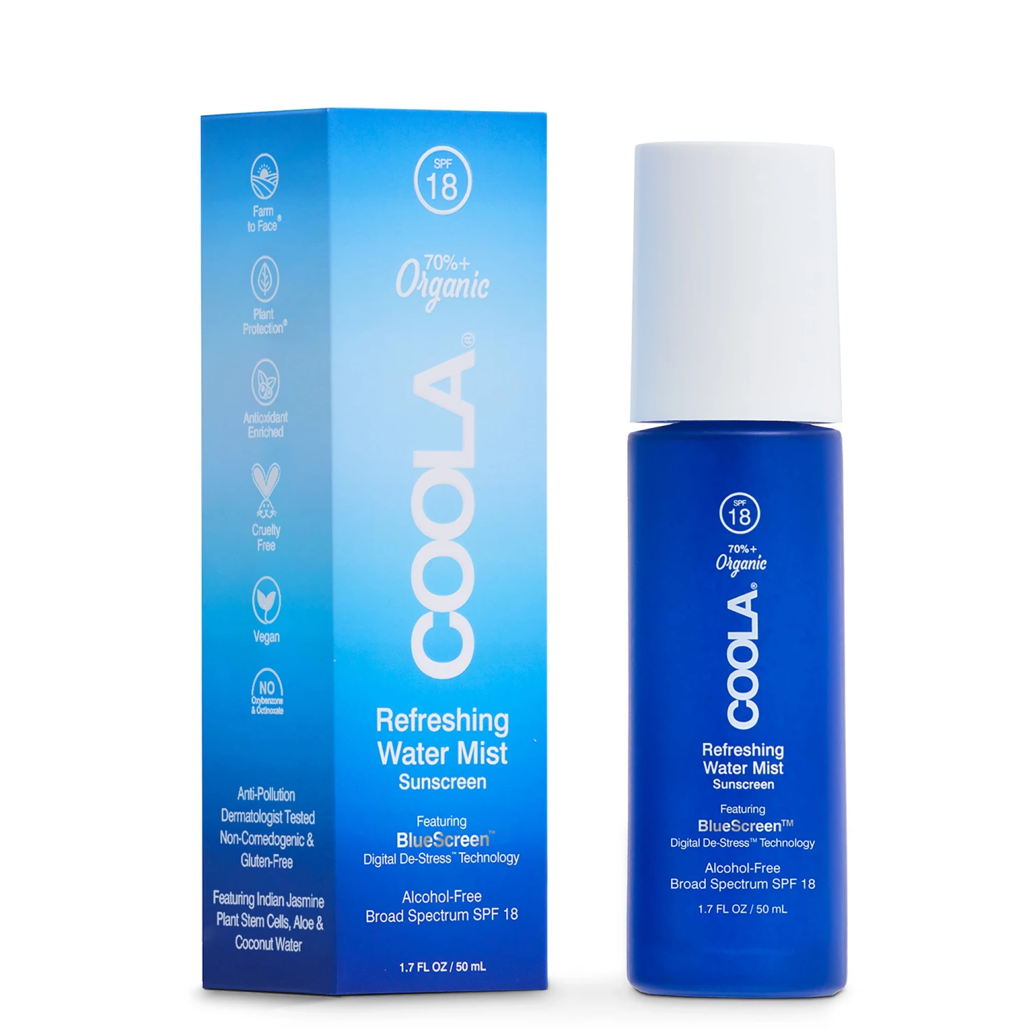 Coola Refreshing Water Mist SPF18 1 Coola Refreshing Water Mist SPF18